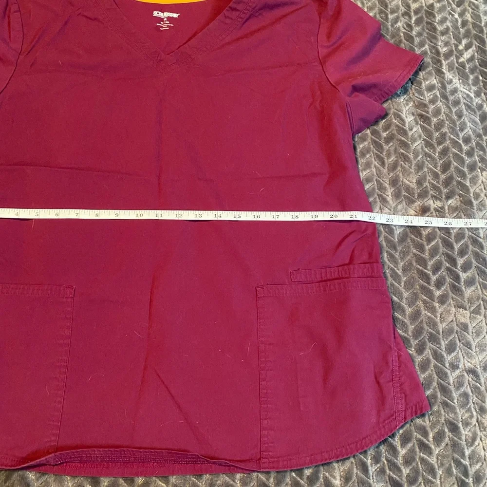Scrubstar scrubs - Burgundy, Plum, and Gray - Picture 5 of 13